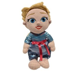 DISNEY BABIES Elsa Frozen Princess Plush Stuffed Animal Disney Parks 11" Blue